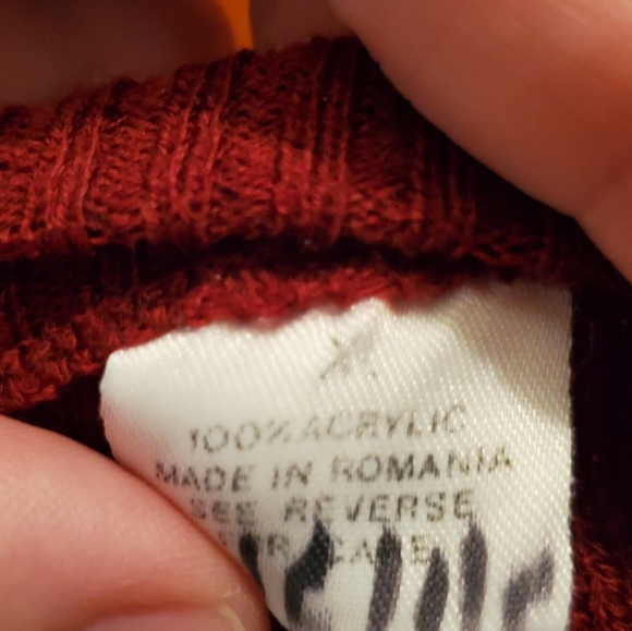 NWOT Mens VINTAGE Townsley Striped Crewneck Sweater size XL - Picture 3 of 3